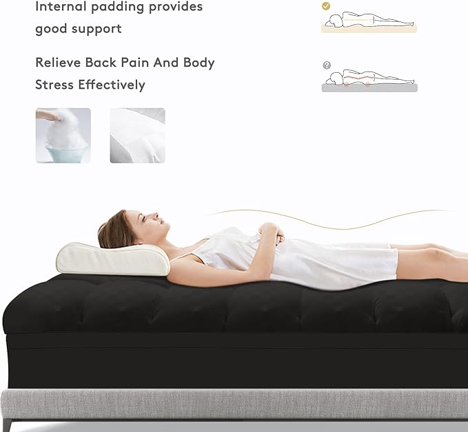 SameBed Mattress Topper Twin XL, Extra Thick Mattress Pad Cover - Image 5