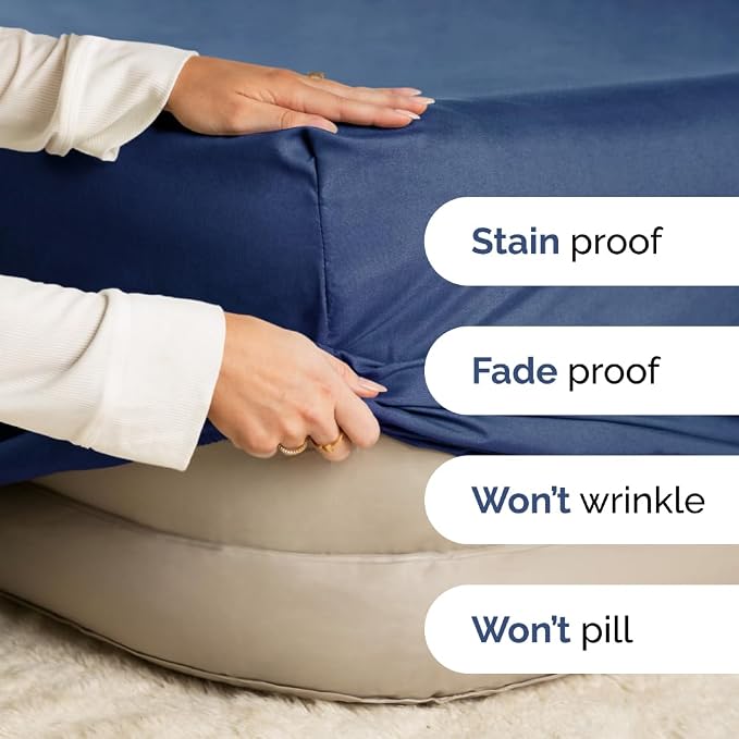 Extra Deep California King 400 Thread Count Cotton Fitted Sheet - Image 4