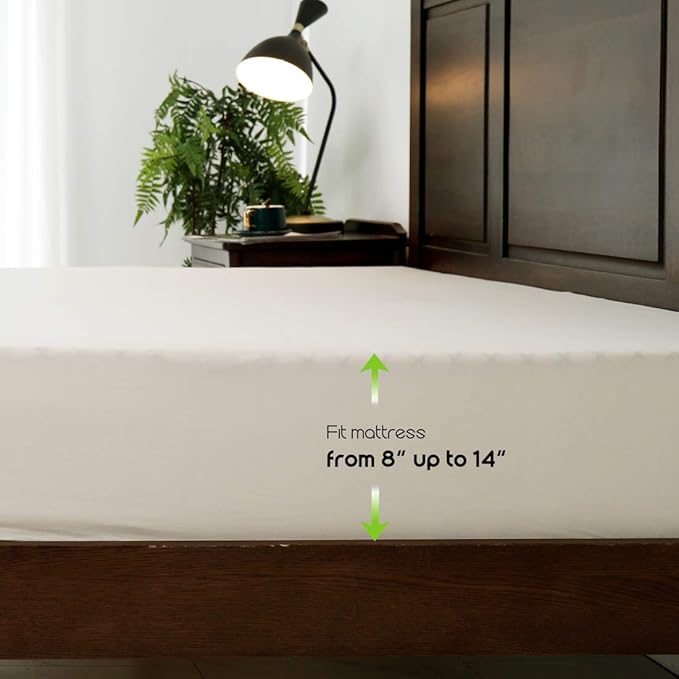 Fitted Sheet- COSMOPLUS King Fitted Sheet Only（No Flat Sheet or Pillow Shams） - Image 6