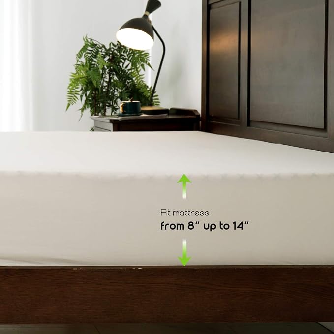 Fitted Sheet- COSMOPLUS Full Fitted Sheet Only（No Flat Sheet or Pillow Shams） - Image 5