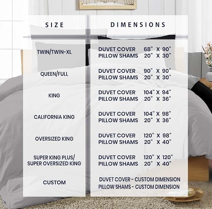 Kotton Culture 1 Pc Queen Size Duvet Cover Only -100% Egyptian Cotton 600 TC - Image 3