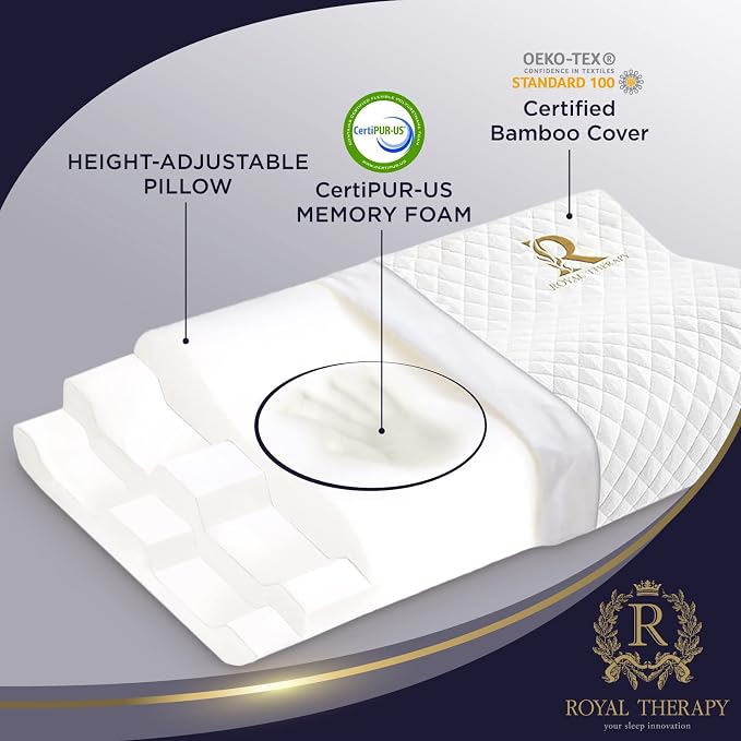 Memory Foam Pillow, King Cervical Pillow - Image 8