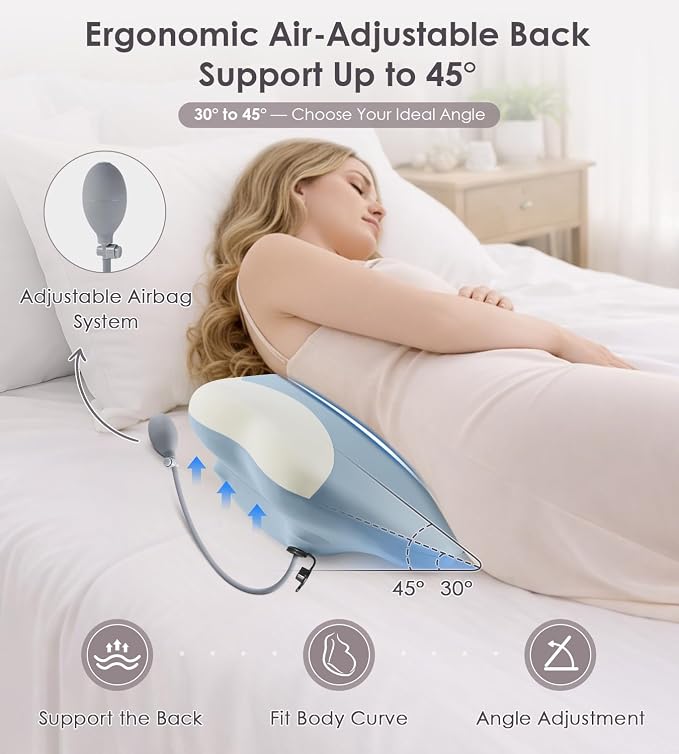 Pregnancy Pillows for Sleeping, Memory Foam Maternity Pillow Support for Back - Image 3