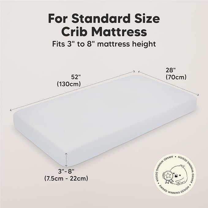 KeaBabies 2-Pack Organic Crib Sheets - Image 2