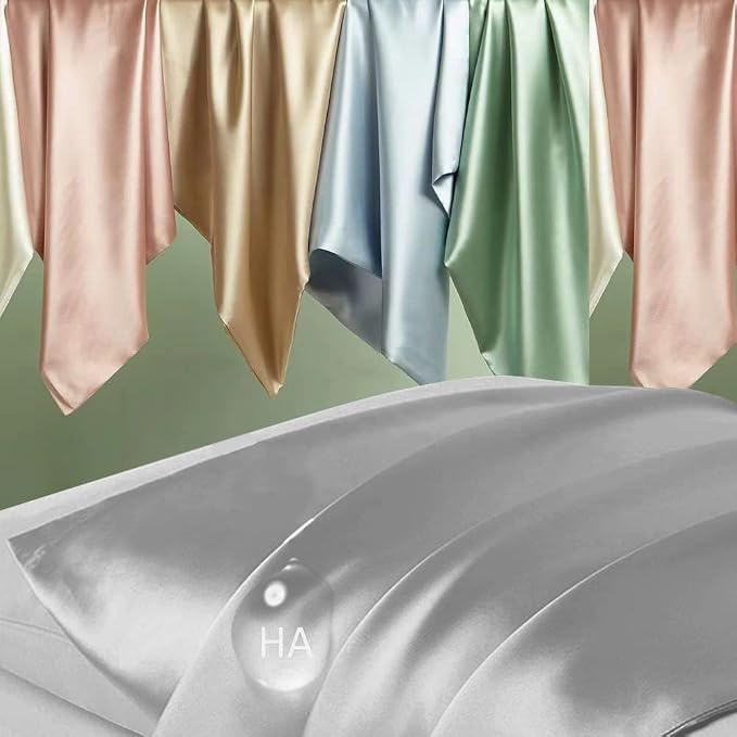 Silk Pillowcase for Hair and Skin, Mulberry Silk Pillow Cases King Size - Image 2