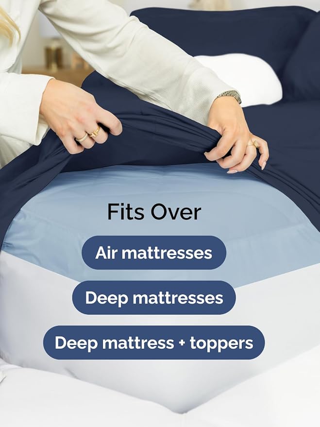 Extra Deep Twin Sheet Set - Image 7