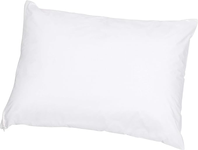 Amazon Basics Standard Breathable 100% Cotton Hypoallergenic Pillow Protector - Image 2