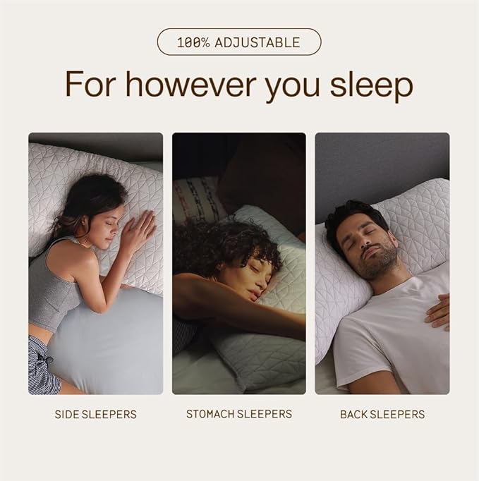 Coop Home Goods Original Adjustable Pillow, Queen Size Bed Pillows - Image 4