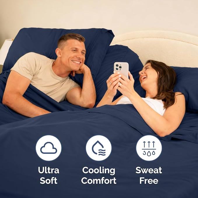 Flex Top Split Head King 4 Piece Sheet Set - Image 5