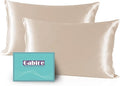 Gabire Mulberry Silk Pillow Cases Set of 2, Both Sides Real Silk Pillowcase by MulberrySilkPillowcases