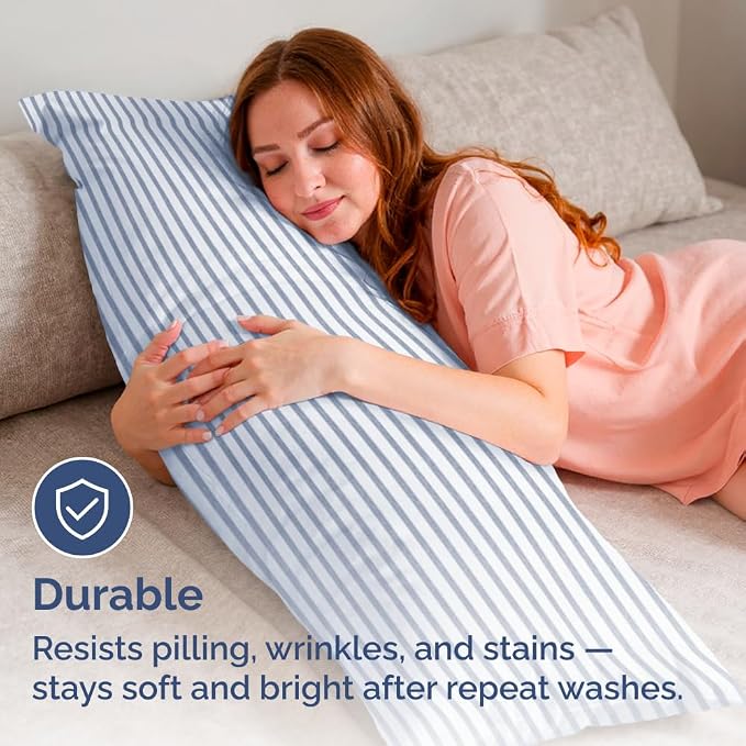 Body Pillowcases Set of 4-20x54 Long Body Pillow Case - Image 4