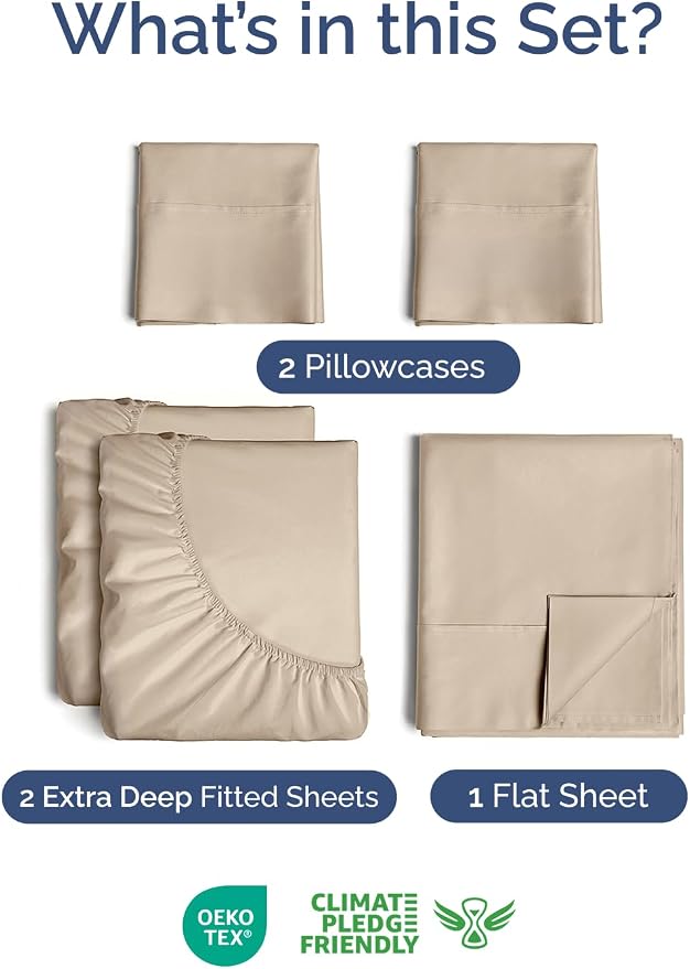 Extra Deep Split King Sheet Set - Image 2
