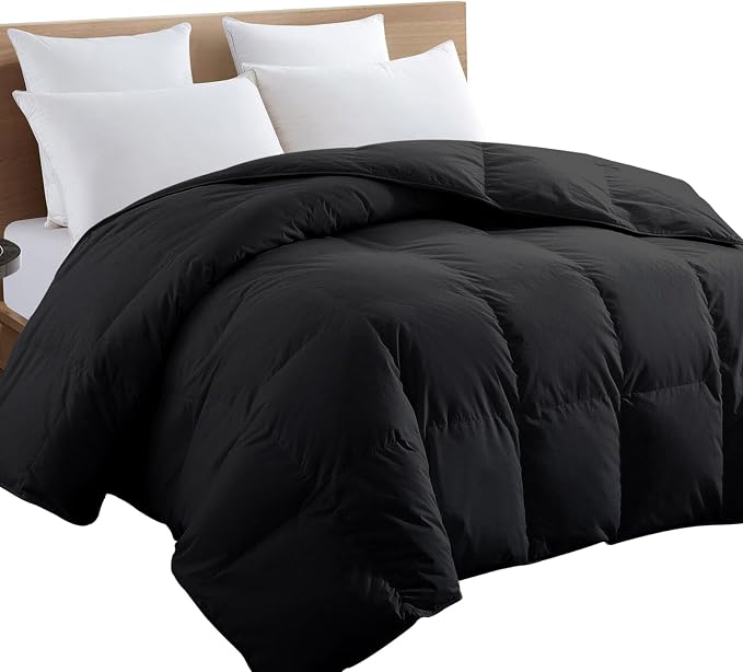 TEXARTIST Premium 2100 Series King Comforter All Season Breathable Black - Image 8