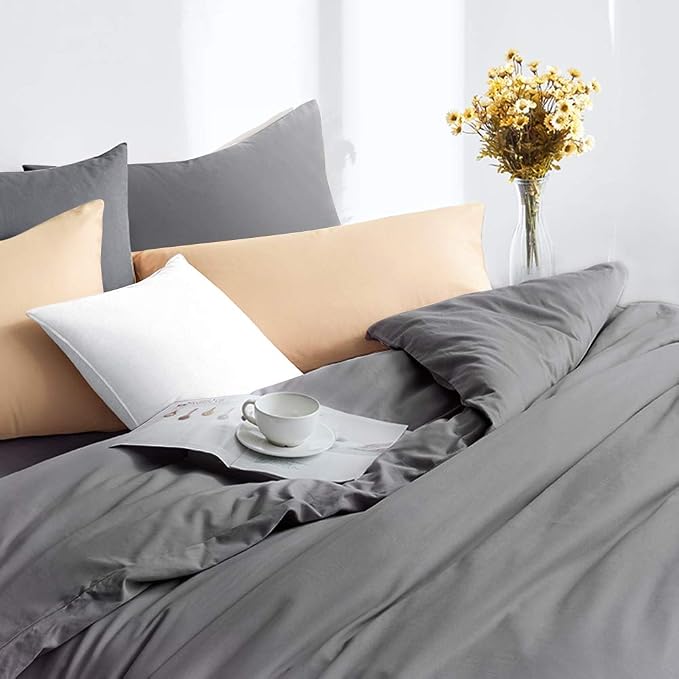 FLXXIE King Pillow Cases Set of 2, Soft Microfiber Pillow Covers - Image 4