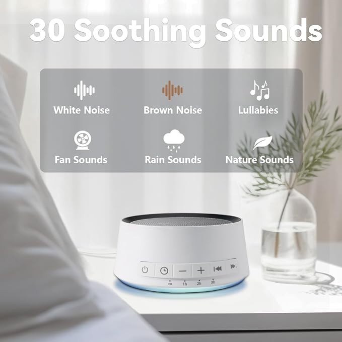 Sound Machine Night Light White Noise Machine - Image 2