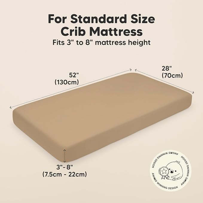 KeaBabies 2-Pack Organic Crib Sheets - Image 2