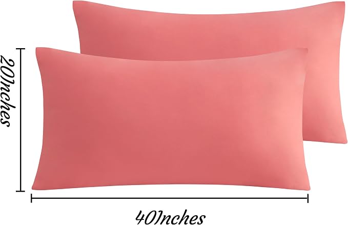 NTBAY King Pillow Cases Set of 2, 2 Pack Brushed Microfiber 20x40 Pillow Cases - Image 6