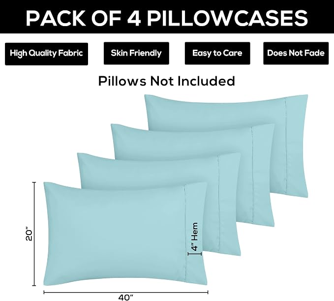 Utopia Bedding King Pillow Cases - Image 3