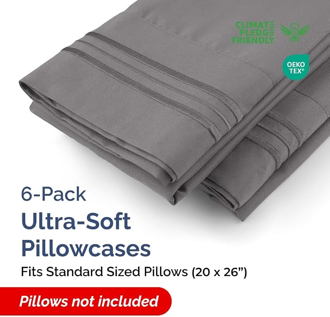 Standard Pillow Cases Set of 6 - Image 2