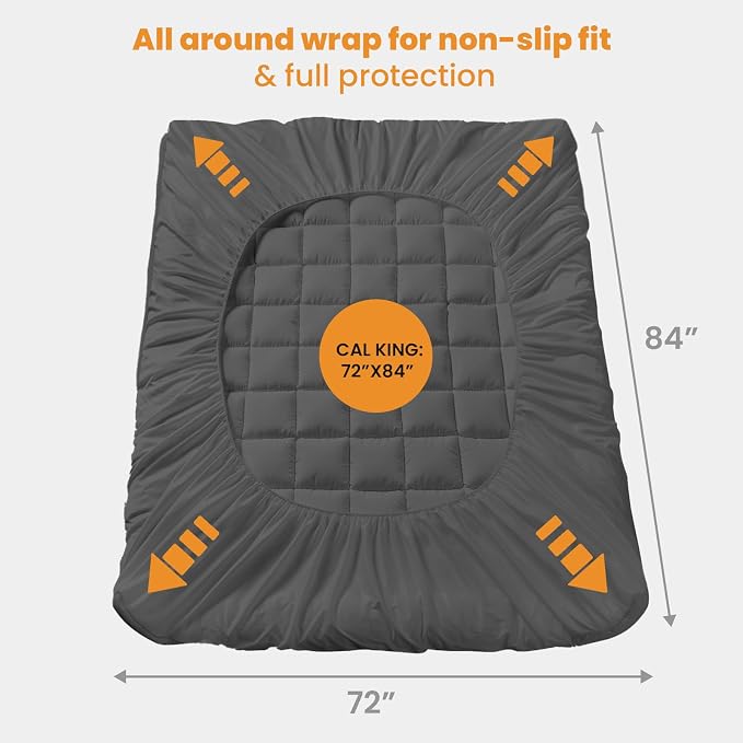 MATBEBY California King Mattress Pad - Image 5