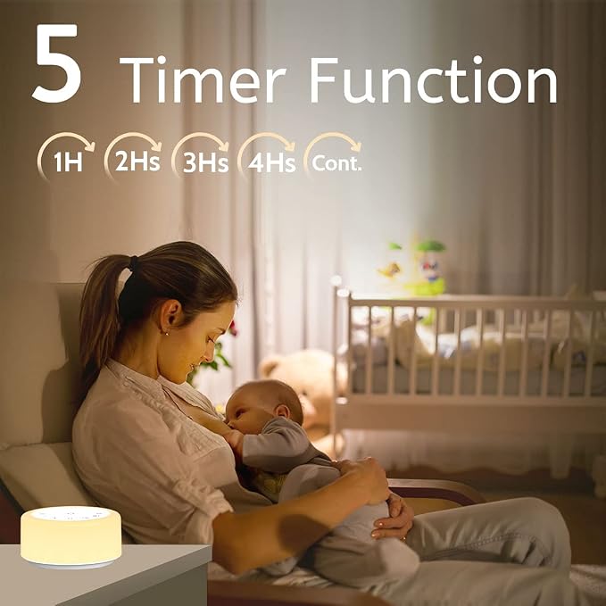 Soother Sleep Sound Machine Night Light White Noise Machine - Image 5