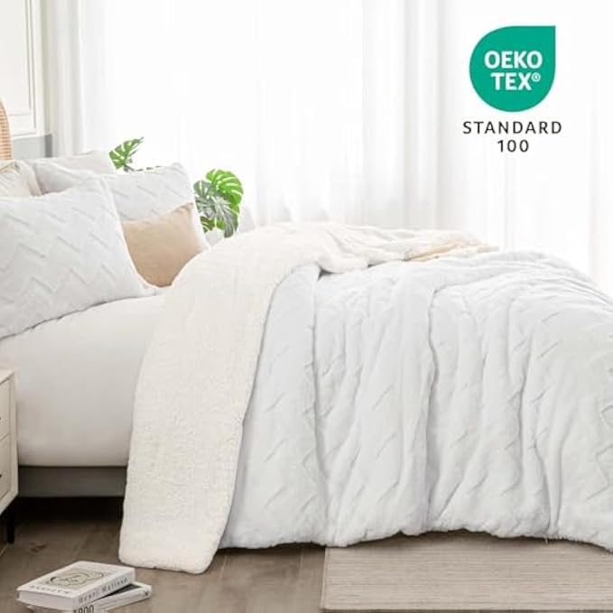 BEDELITE Fluffy Full Size Comforter Set - Image 4