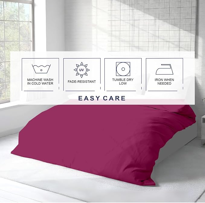 Kotton Culture 1 Pc Duvet Cover Queen Size/Full Size-100% Egyptian Cotton 600 - Image 6