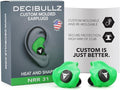 Decibullz - Custom Molded Earplugs, 31dB Highest NRR, Comfortable Hearing by Decibullz