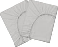 HBHLFZ Twin XL Fitted Sheet Only 2 Pack, Soft Breathable Bottom Sheet by HBHLFZLuxuryHomeLife