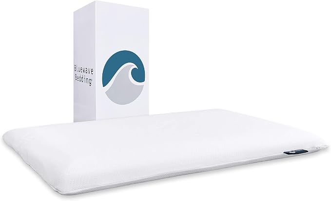 Bluewave Bedding Ultra Slim Gel Memory Foam Pillow by BluewaveBedding