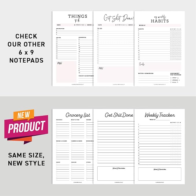 CARDAMONOLY Daily to Do List Notepad - Image 9