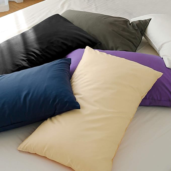 FLXXIE 6 Pack Microfiber Queen Pillowcases, Ultra Soft and Wrinkle, Fade - Image 4