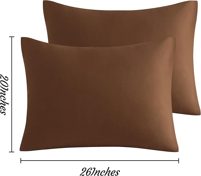 NTBAY Standard Pillow Cases Set of 2, 2 Pack Brushed Microfiber 20x26 Pillow - Image 6