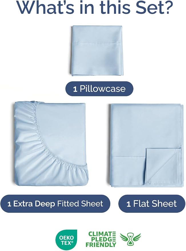 Extra Deep Twin Sheet Set - Image 2
