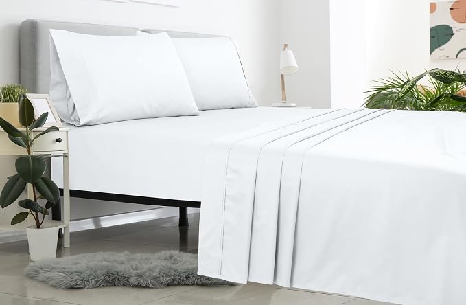 Royale Linens Full Flat Sheet - Image 7