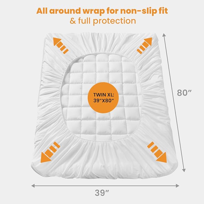 MATBEBY Twin XL Mattress Pad - Image 5