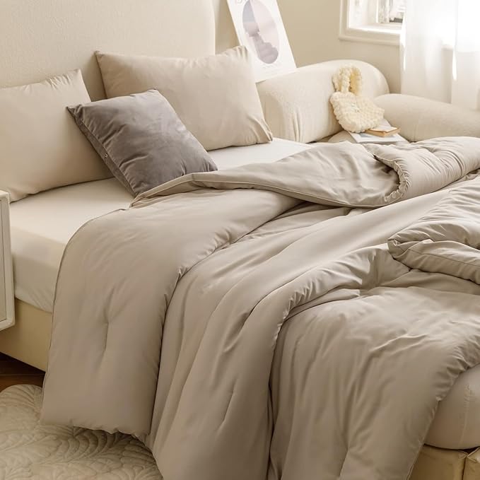 ROSGONIA Alaskan King Comforter 136x120, 1 Extra Large King Size Comforter by ROSGONIA