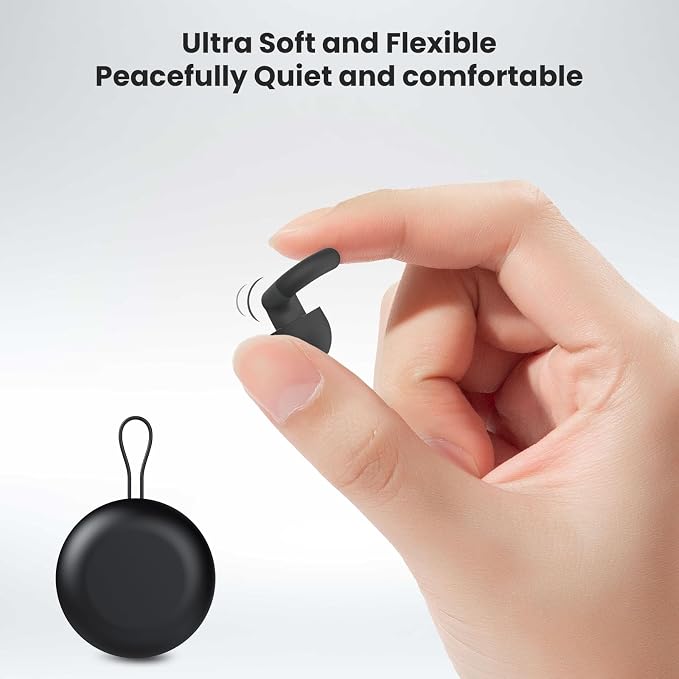 JUSTRVN Ear Plugs for Sleeping, 2 Pairs of Reusable Earplugs for Noise - Image 5