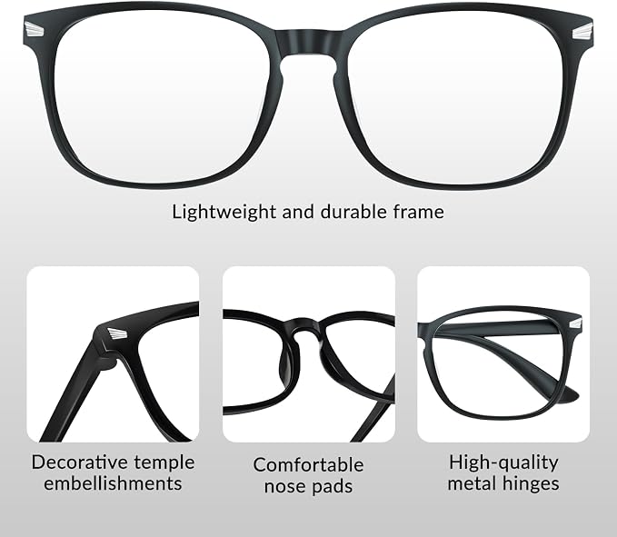 Blue Light Glasses for Woman Men | 99% Blue Light Blocking Glasses for Computer - Image 6