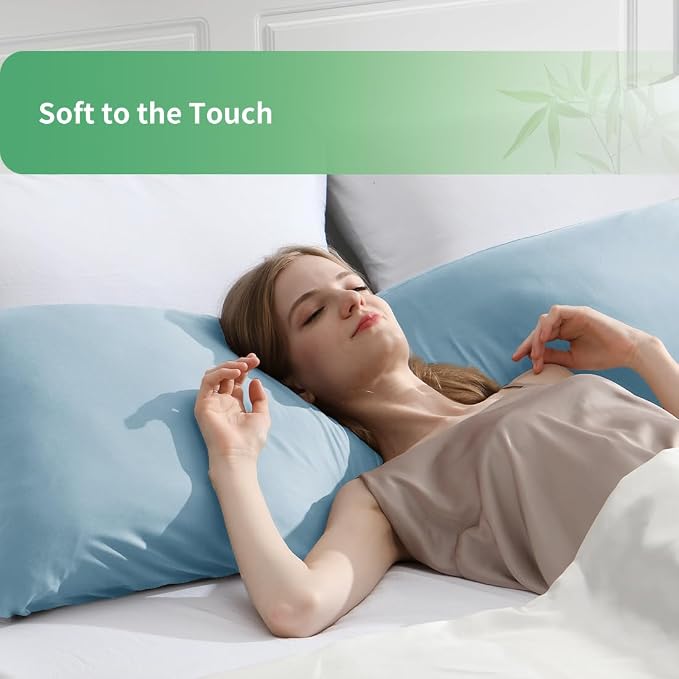 Body Pillowcase, Cooling Viscose from Bamboo Pillow Cover - Image 3