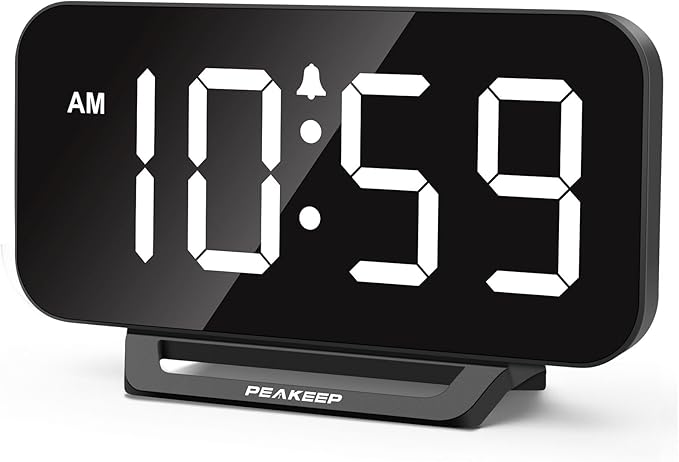 Peakeep Small Digital Alarm Clock by PEAKEEP