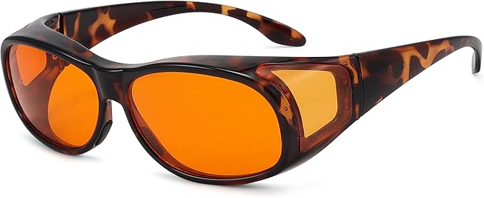Eyekepper 100% Blue Reduction, Fitover Anti-Blue Blocking Computer Glasses by Eyekepper