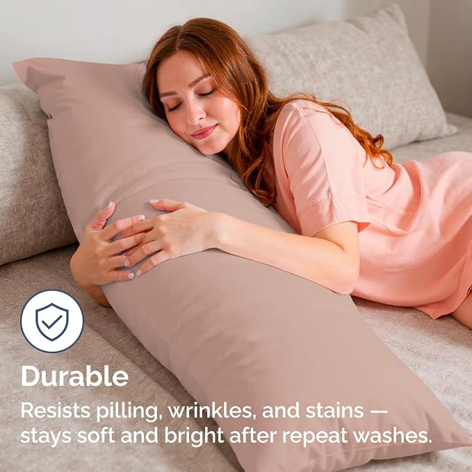 Body Pillowcases Set of 2-20x54 Long Body Pillow Case - Image 5
