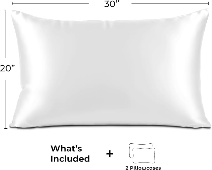 Pure Bedding Satin Pillowcase 2 Pack - Image 6