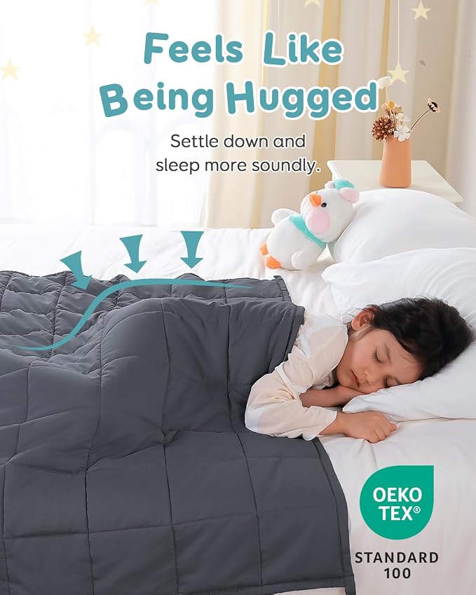 Topblan Weighted Blanket 7 lbs, Small Weighted Blanket 7 Pounds, Mini Heavy - Image 2