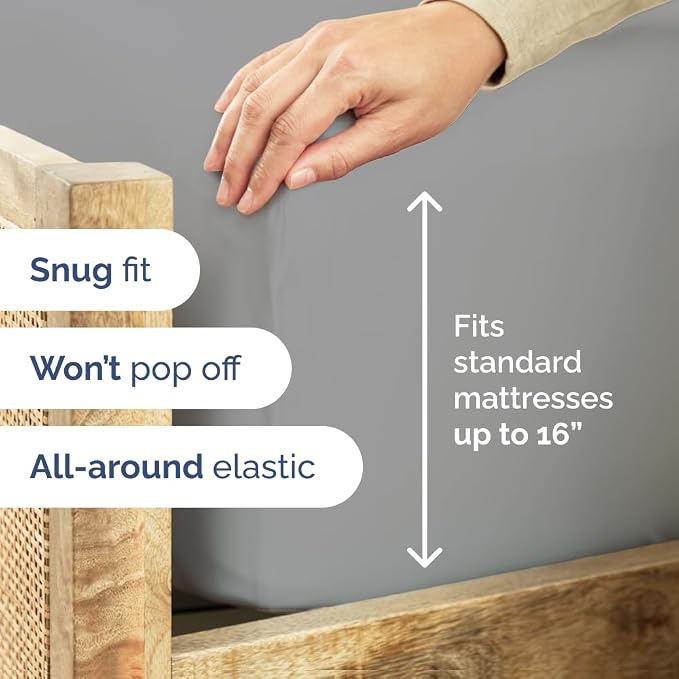 Twin XL Fitted Bed Sheet - Image 3