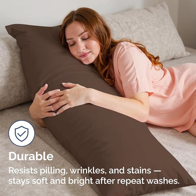 Body Pillowcases Set of 4-20x54 Long Body Pillow Case - Image 4