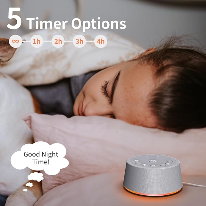 SoundLegend Sleep White Noise Sound Machines 32-Level Volume 30 Sounds 12 - Image 4