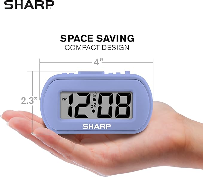 Sharp Digital Alarm Clock – Tactile Case - Image 6