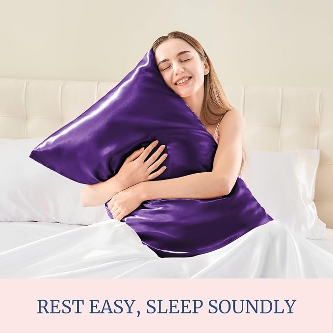 BEDELITE Satin Pillowcase for Hair and Skin, Super Soft and Cooling Similar to - Image 5